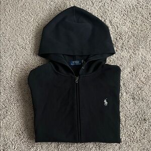 Polo by Ralph Lauren Black Zip-Up Hoodie